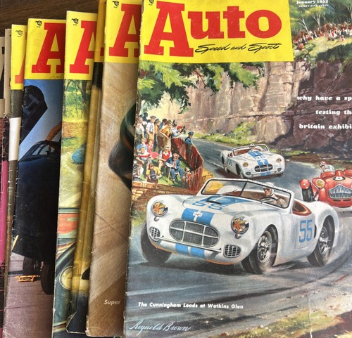 Vintage 1952 auto speed and - auto,